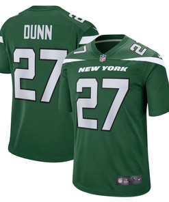 Isaiah Dunn New York Jets Team Game Jersey - Gotham Green Nfl - Robokeg