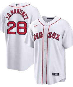 J.D. Martinez 28 Boston Red Sox Home Men Jersey - White - Robokeg