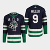 J.T. Miller 9 Reverse Retro 2.0 2022 Vancouver Canucks Navy Jersey Primegreen - Robokeg