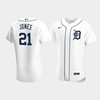 JaCoby Jones 21 Detroit Tigers White Home Jersey - Robokeg
