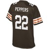 Jabrill Peppers Cleveland Browns Nfl Pro Line Womens Historic Logo Player Jersey - Brown - Robokeg