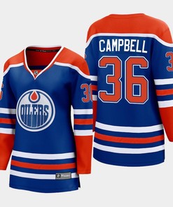 Jack Campbell 36 Edmonton Oilers 2022-23 Home Women Premier Breakaway Player Jersey Royal - Robokeg