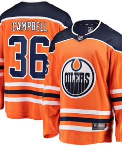 Jack Campbell Edmonton Oilers Fanatics Branded Home Breakaway Player Jersey - Orange Nhl - Robokeg