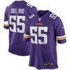 Jack Del Rio Minnesota Vikings Game Retired Player Jersey - Purple Nfl - Robokeg