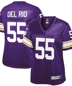 Jack Del Rio Minnesota Vikings Nfl Pro Line Womens Retired Player Jersey - Purple - Robokeg