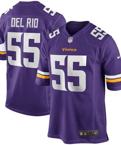 Jack Del Rio Minnesota Vikings Nike Game Retired Player Jersey - Purple - Robokeg