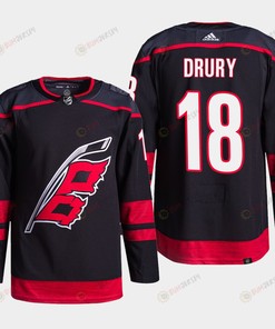 Jack Drury 18 Carolina Hurricanes Black Jersey Primegreen Alternate - Robokeg