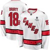 Jack Drury 18 Carolina Hurricanes Stanley Cup 2023 Playoffs Patch Away Breakaway Men Jersey - White - Robokeg