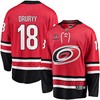Jack Drury 18 Carolina Hurricanes Stanley Cup 2023 Playoffs Patch Home Breakaway Men Jersey - Red - Robokeg