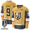 Jack Eichel 9 Vegas Golden Knights 2023 Stanley Cup Champions Patch Breakaway Home Jersey - Gold - Robokeg