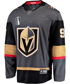 Jack Eichel 9 Vegas Golden Knights 2023 Stanley Cup Final Alternate Breakaway Player Jersey - Black - Robokeg