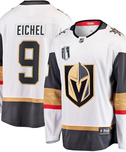 Jack Eichel 9 Vegas Golden Knights 2023 Stanley Cup Final Away Breakaway Player Jersey - White - Robokeg