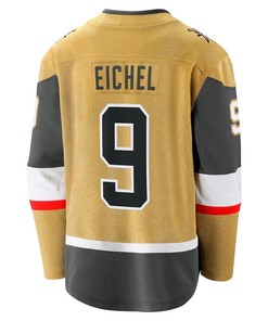 Jack Eichel 9 Vegas Golden Knights 2023 Stanley Cup Final Home Breakaway Player Jersey - Gold - Robokeg