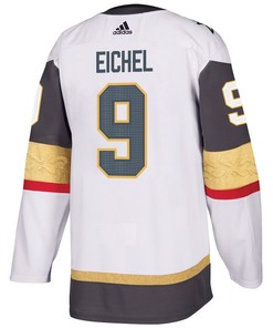 Jack Eichel 9 Vegas Golden Knights Stanley Cup 2023 Champions Patch Away Breakaway Men Jersey - White - Robokeg