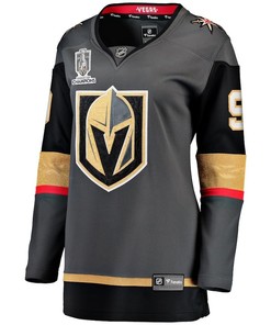 Jack Eichel 9 Vegas Golden Knights Women's 2023 Stanley Cup Champions Alternate Breakaway Jersey - Black - Robokeg