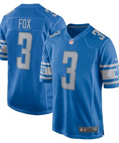 Jack Fox Detroit Lions Game Jersey - Blue Nfl - Robokeg