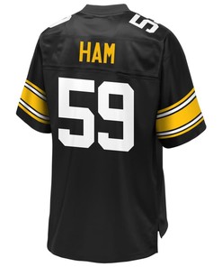 Jack Ham Pittsburgh Steelers Nfl Pro Line Retired Player Jersey - Black - Robokeg