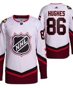 Jack Hughes 2022 All-Star Devils 86 White Primegreen Jersey - Robokeg