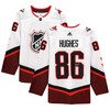 Jack Hughes New Jersey Devils Autographed 2022 Nhl All-star Game Jersey - White - Robokeg