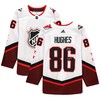 Jack Hughes New Jersey Devils Autographed 2022 Nhl All-star Game Jersey With 1st Nhl Asg 2/5/22 Inscription - White - Robokeg
