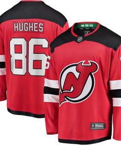 Jack Hughes New Jersey Devils Fanatics Branded Breakaway Player Jersey - Red Nhl - Robokeg