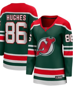 Jack Hughes New Jersey Devils Fanatics Branded Womens 2020/21 Special Edition Breakaway Player Jersey - Green Nhl - Robokeg