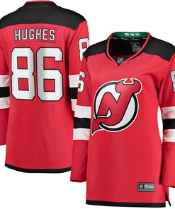 Jack Hughes New Jersey Devils Fanatics Branded Womens Home Breakaway Jersey - Red Nhl - Robokeg
