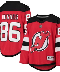 Jack Hughes New Jersey Devils Home Player Replica Jersey - Red Nhl - Robokeg