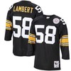Jack Lambert Pittsburgh Steelers Mitchell & Ness 1975 Authentic Retired Player Jersey - Black Nfl - Robokeg