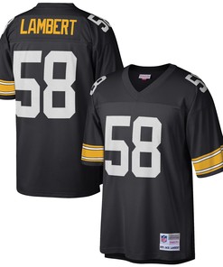 Jack Lambert Pittsburgh Steelers Mitchell & Ness Retired Player Legacy Replica Jersey - Black Nfl - Robokeg