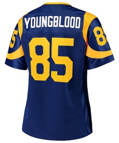 Jack Youngblood Los Angeles Rams Nfl Pro Line Womens Retired Player Jersey - Royal - Robokeg