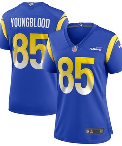 Jack Youngblood Los Angeles Rams Womens Game Retired Player Jersey - Royal Nfl - Robokeg