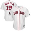 Jackie Bradley Jr. Boston Red Sox 2018 World Series Champions Team Logo Player Jersey - White - Robokeg