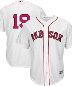Jackie Bradley Jr. Boston Red Sox Home Official Cool Base Player Jersey - White Color - Robokeg