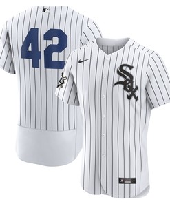 Jackie Robinson Chicago White Sox Authentic Player Jersey - White Mlb - Robokeg