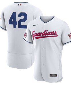 Jackie Robinson Cleveland Guardians Authentic Player Jersey - White Mlb - Robokeg