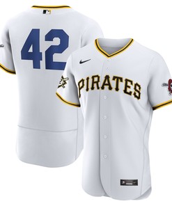 Jackie Robinson Pittsburgh Pirates Authentic Player Jersey - White Mlb - Robokeg