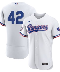 Jackie Robinson Texas Rangers Authentic Player Jersey - White Mlb - Robokeg