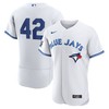 Jackie Robinson Toronto Blue Jays Authentic Player Jersey - White Mlb - Robokeg