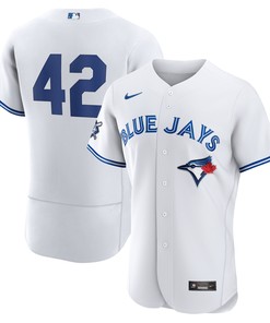 Jackie Robinson Toronto Blue Jays Authentic Player Jersey - White Mlb - Robokeg