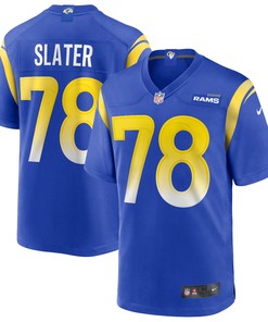 Jackie Slater Los Angeles Rams Game Retired Player Jersey - Royal Nfl - Robokeg