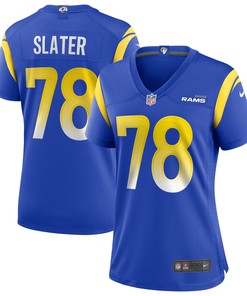 Jackie Slater Los Angeles Rams Womens Game Retired Player Jersey - Royal Nfl - Robokeg