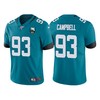 Jacksonville Jaguars 25th Anniversary Calais Campbell Teal Vapor Limited Jersey - Robokeg
