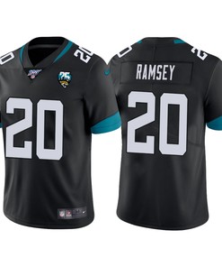 Jacksonville Jaguars 25th Anniversary Jalen Ramsey Black Vapor Limited Jersey - Robokeg