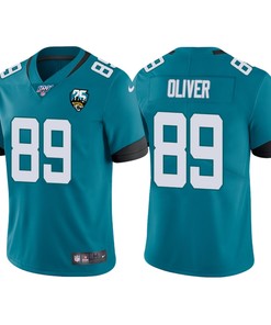 Jacksonville Jaguars 25th Anniversary Josh Oliver Teal Vapor Limited Jersey - Robokeg