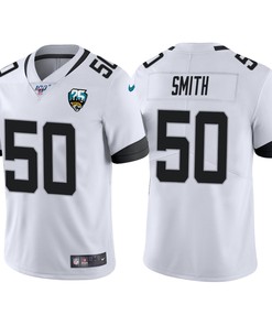 Jacksonville Jaguars 25th Anniversary Telvin Smith White Vapor Limited Jersey - Robokeg