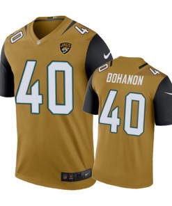 Jacksonville Jaguars #40 Tommy Bohanon Nike Color Rush Gold Jersey - Robokeg