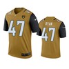 Jacksonville Jaguars #47 Jake Ryan Gold Color Rush Legend Jersey - Men - Robokeg