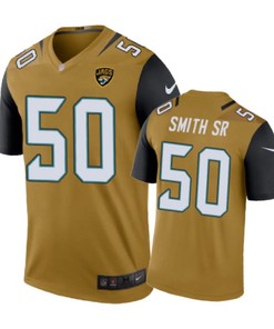 Jacksonville Jaguars #50 Telvin Smith Sr. Nike Color Rush Gold Jersey - Robokeg