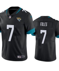 Jacksonville Jaguars #7 Nick Foles Black Vapor Untouchable Limited Jersey - Mens - Robokeg